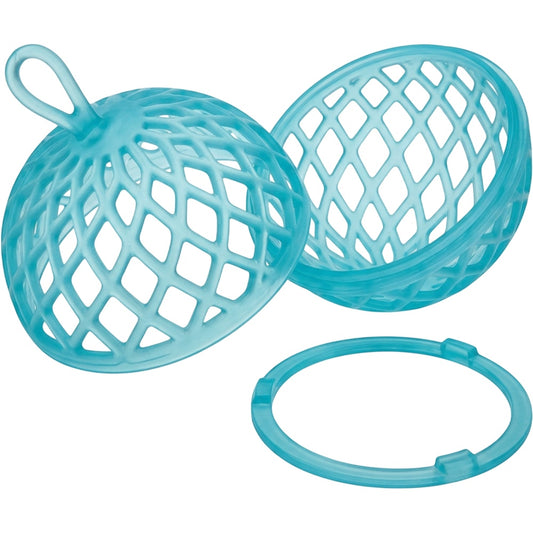 Glvw Separable TPE Lattice Bath Ball 11 cm Sea Glass - Product view