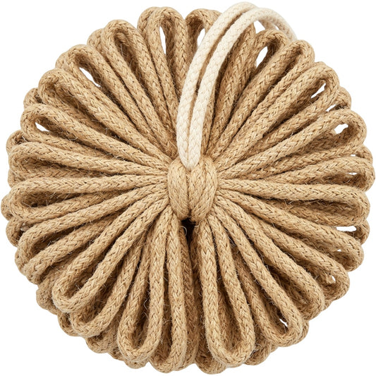 Glvw Sisal Cotton Knotted-Loop Bath Ball 13 cm Natural - Product view